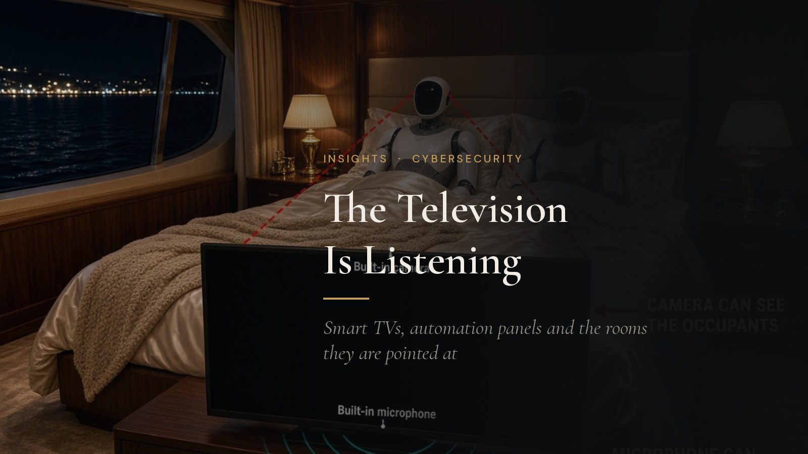 The television is listening
